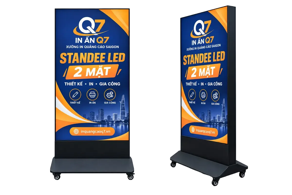 Standee LED 2 Mặt