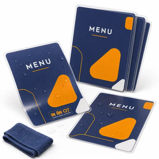 Menu Nhựa PVC