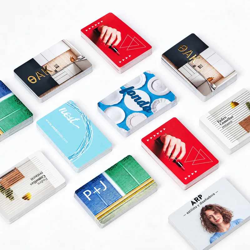 Nhiều mẫu namecard bo góc tròn in offset tại In Quảng Cáo Q7