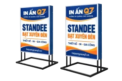 Standee Bạt Xuyên Đèn