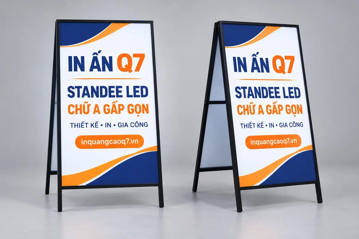 Standee LED Chữ A - Ảnh 2