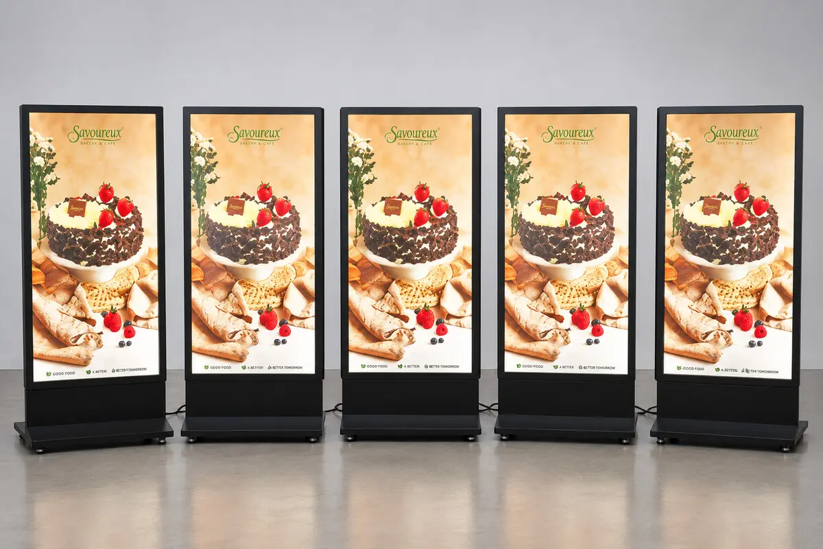 Bộ standee LED quảng cáo tiệm bánh