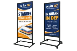 Standee Chân Sắt