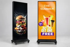 Standee LED hai mặt khổ 60 x 150cm