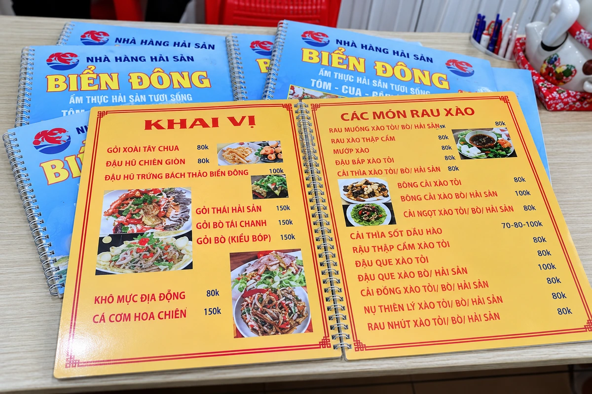 in ấn cho quán trà sữa - Ruột menu in Giấy Couche ép màng